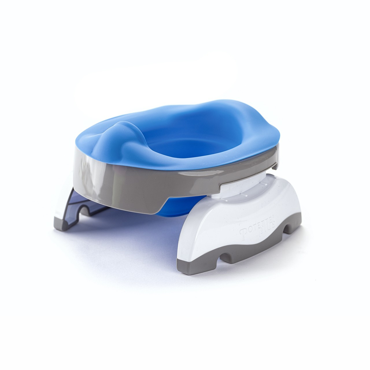 Potette Plus, Liner reutilizabil pentru olita portabila, silicon, albastru